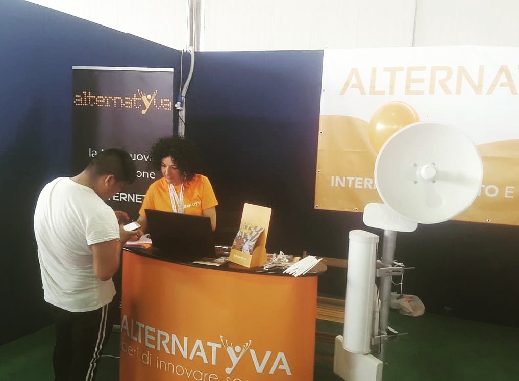 AlternatYvaSrl's tweet photo. La connessione stabile, veloce e senza limiti approda alla 34^ Mostra Agricola di Campoverde, padiglione H, stand 4! Vieni a trovarci e scopri la promo pensata per te! #alternatyva #mostraagricolacampoverde #liberidiinnovaresempre #evento #fiera #wdsl #trusty https://t.co/QrQI3pBWzr