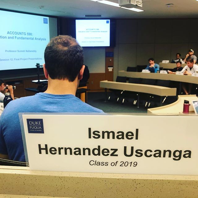 Last class of my MBA at @dukefuqua! #ThanksForTheMemories #KeepLearning #StayHungryStayFoolish bit.ly/2IXG6UD