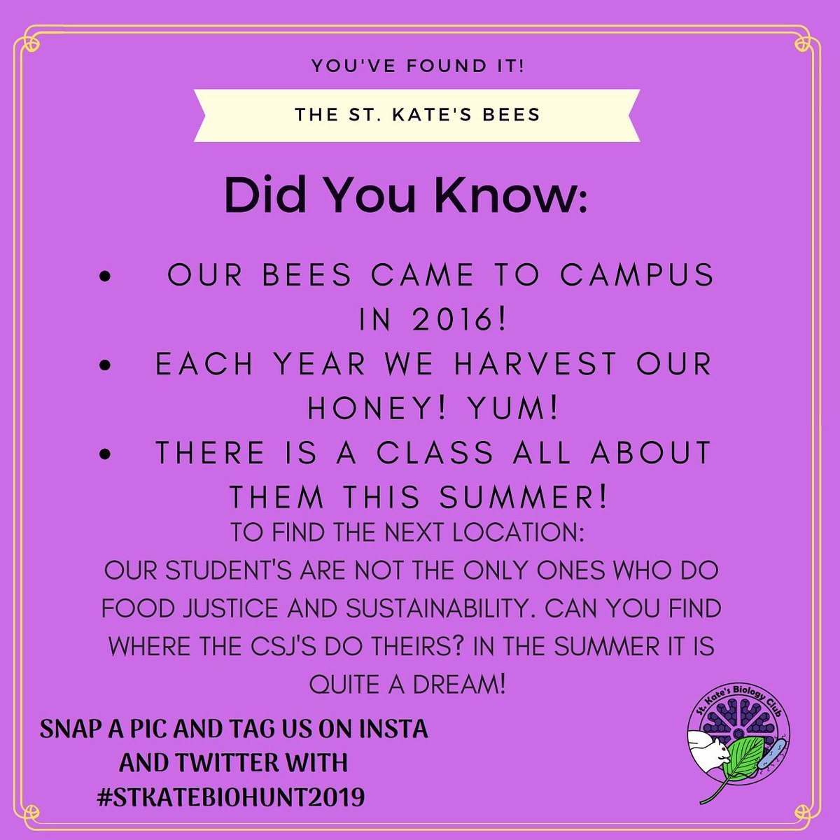 StKatesBioClub's tweet image. 