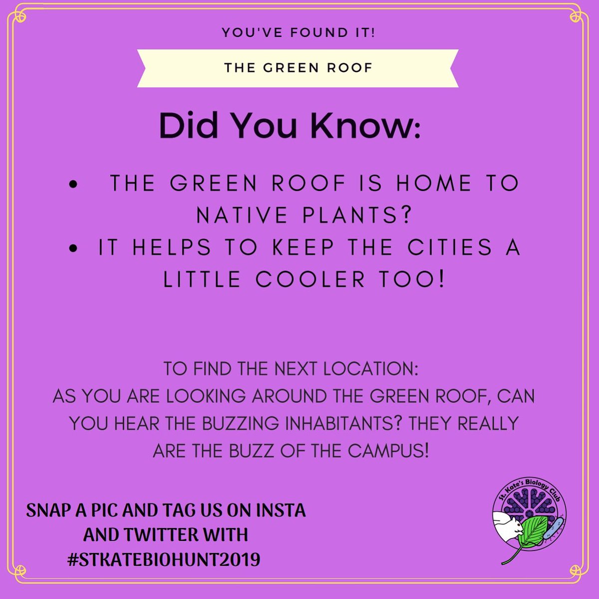 StKatesBioClub's tweet image. 