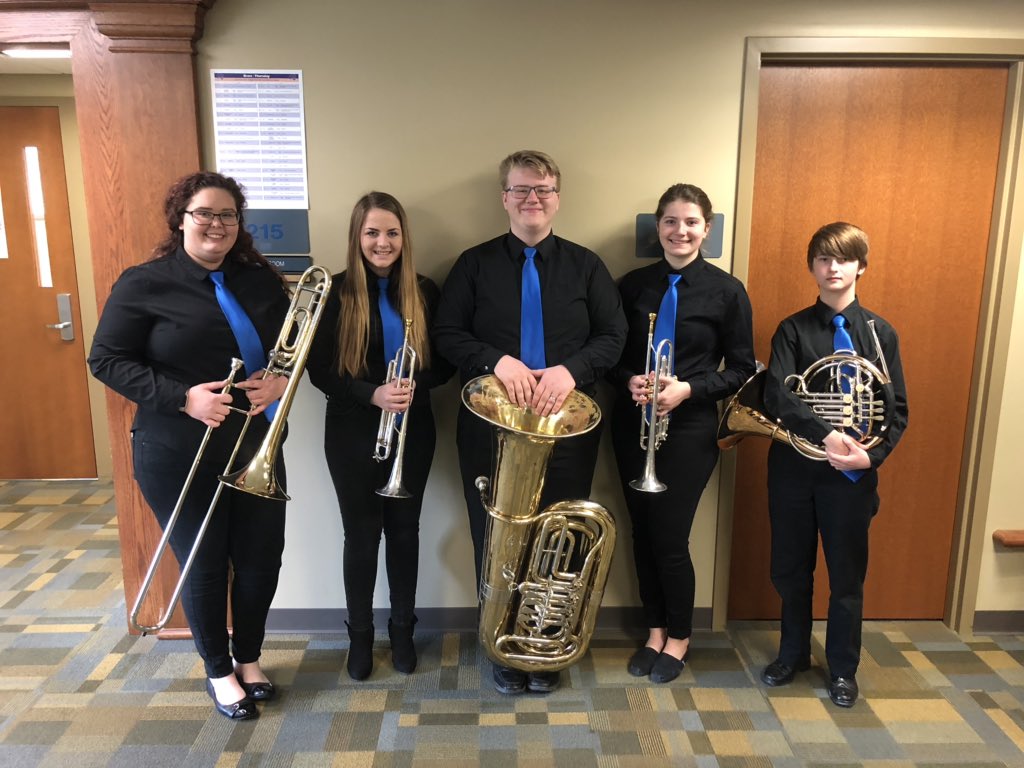 Congratulations to the Brass Quintet for earning a Silver medal at MSHSAA State festival today!