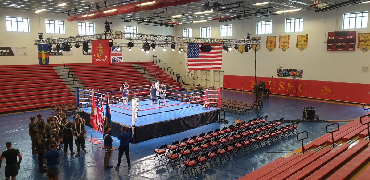 Scotty_Mills07's tweet photo. @MCB_Quantico getting ready for the final #VirginiaGauntlet events v USMC. Rugby 7s today at 1500 and the blue ribbon boxing finale tomorrow at 1330. Cant wait...
@ColMikeTanner @RMBoxing @momorrisrm https://t.co/Jkguks6WPz