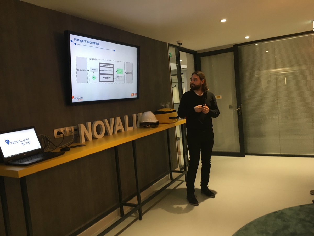 En direct de notre #MeetupNovalian avec un retour d'expérience de #BIMmyProject autour de la réalité mixte #BIM #MixedReality #MR #AR