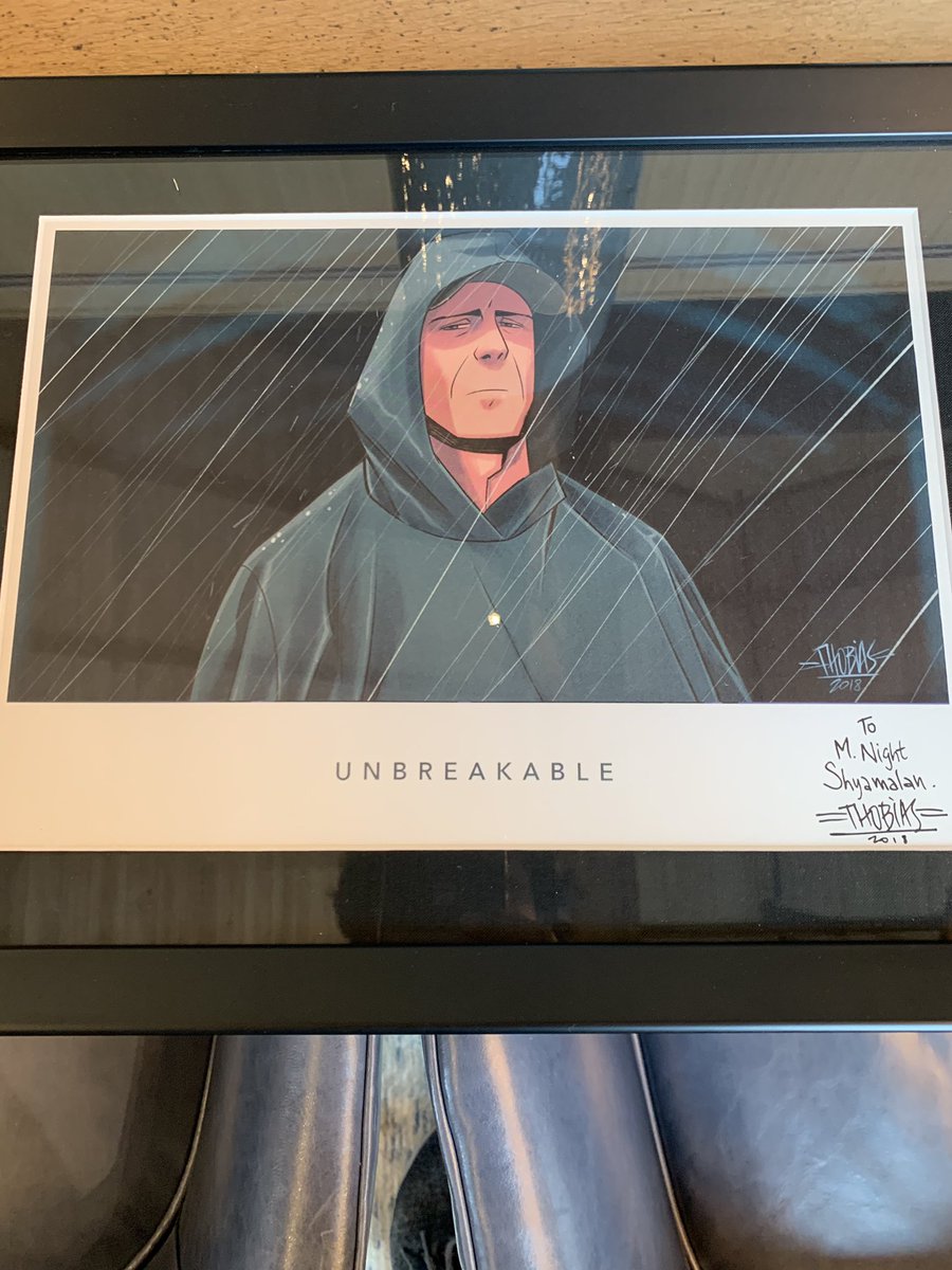 MNightShyamalan's tweet photo. Fan art I framed. @RealGDT https://t.co/36ftb58ZDy