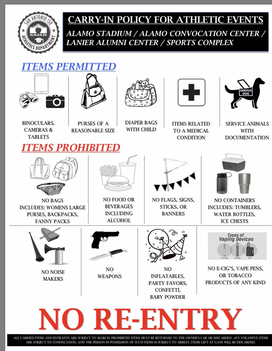 ReaganBandSA's tweet image. Band Festival tonight!  We look forward to seeing everyone. Few tips.
* Website battleofflowers.org
*Ticket required &amp;amp; it appears to be sold out
* Gates open 5PM
* Parking-allow plenty of time 
* Bag sizes will be checked. Nothing bigger than 12x12x6.