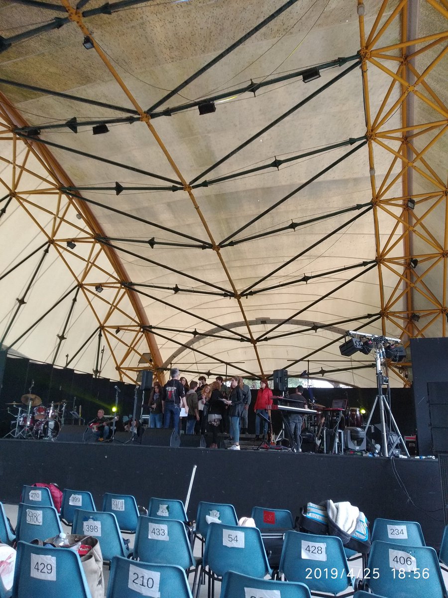 WREWeREvolution's tweet photo. Sound check al riparo! Stasera si suona! 
#teatromagnolia #thesynthphonicchoir #live #choir
#pop #rock #gospel #25aprile #abanoterme https://t.co/IgPewiCSHQ