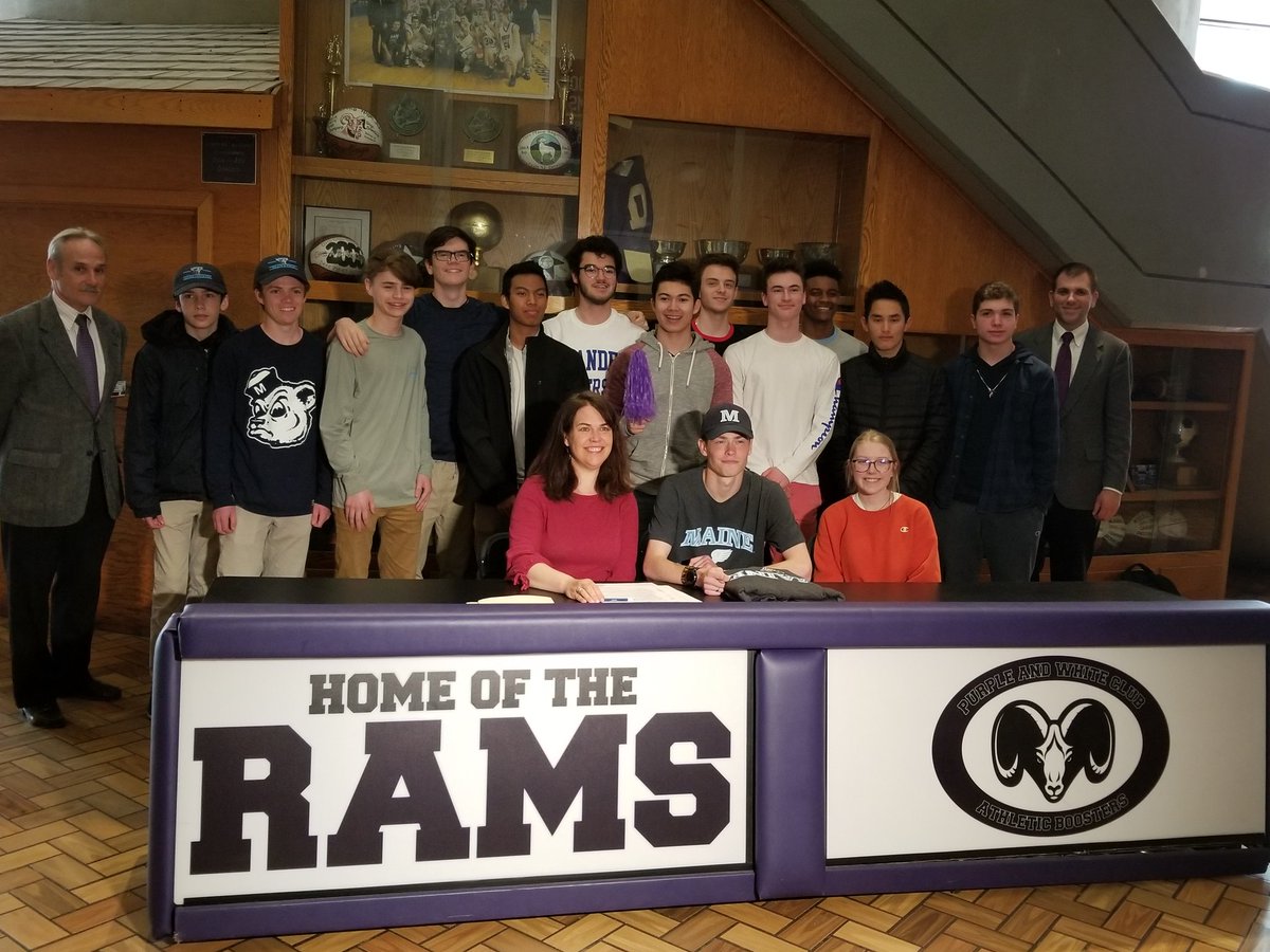 foresports's tweet photo. Congratulations to Deering running standout Alec Troxell on signing his NLI today to attend and compete in track at the University of Maine! https://t.co/LsqmOFI1bn