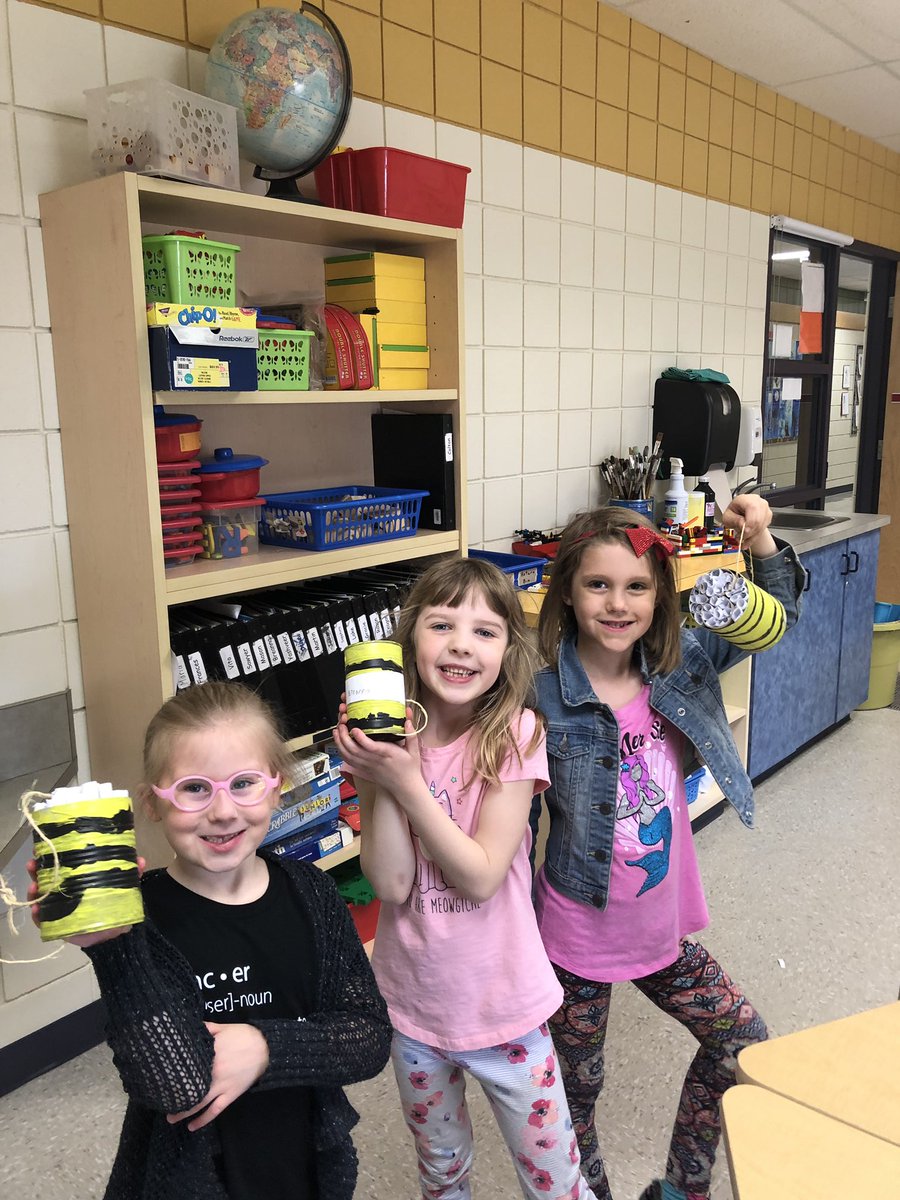 JuliaBirss's tweet photo. We have learned so much about bees over the past few weeks and how to help them!  We made bee houses and planted Zinnia flowers too! @islandLRSD #EarthDay19 #EndangeredSpecies https://t.co/YHufsOKBEb