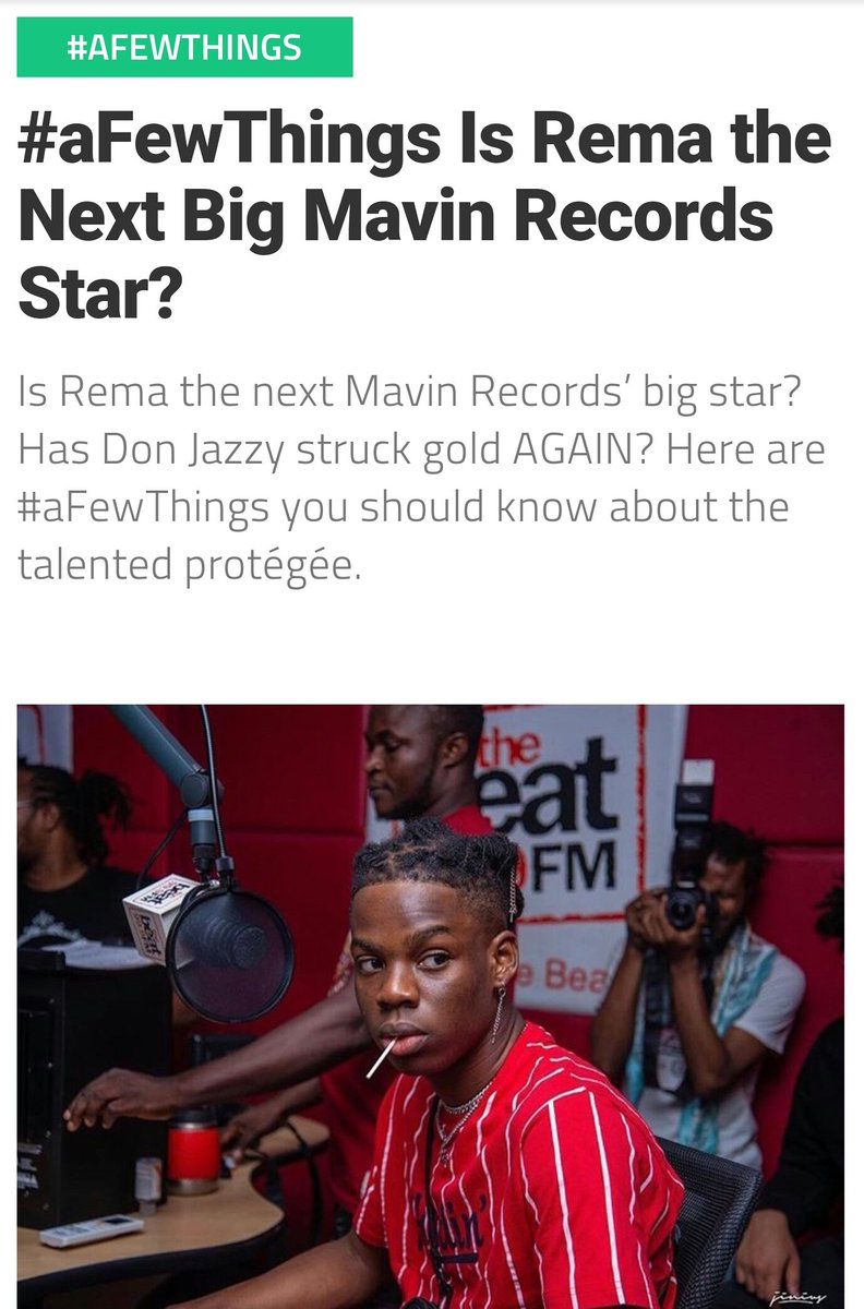 TheSociaLiga's tweet photo. We have all heard and Maybe fallen in love with the talented new kid on the block @heisrema.... But What exactly do we know about him?
Well, #SociaLiga has #AFewThings to say @DONJAZZY 's latest signing.
MORE -> https://t.co/udU8Zfnrr5 https://t.co/AxMzolhHg1