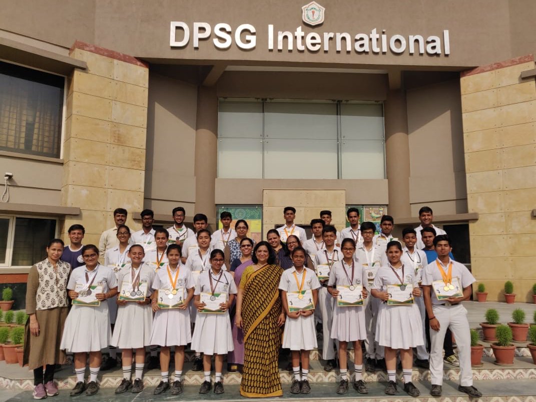 IDpsgI's tweet photo. Strength comes from being together; it is a union of determination and sheer support. Not just medals, the kids have won over our hearts with their capabilities. #proud #winners #Dpsgi https://t.co/LIS40nkqqH
