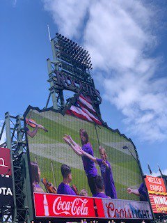 CreightonMiddle's tweet image. “Take me out to the ball game!” On Wednesday, students and staff enjoyed a day in the sun while watching the Colorado Rockies vs. the Washington Nationals game. Our band and orchestra played some music for the whole stadium, and we were glad to see a win for the Rockies (9-5)! ⚾️