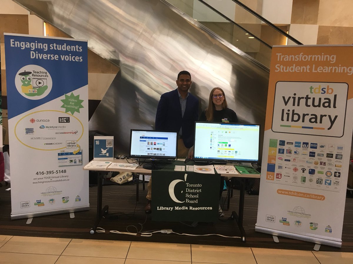 The virtual library is at #tdsbul19 transforming student learning through the global competencies!
Check them out at tdsb.on.ca/library. #tdsbvision