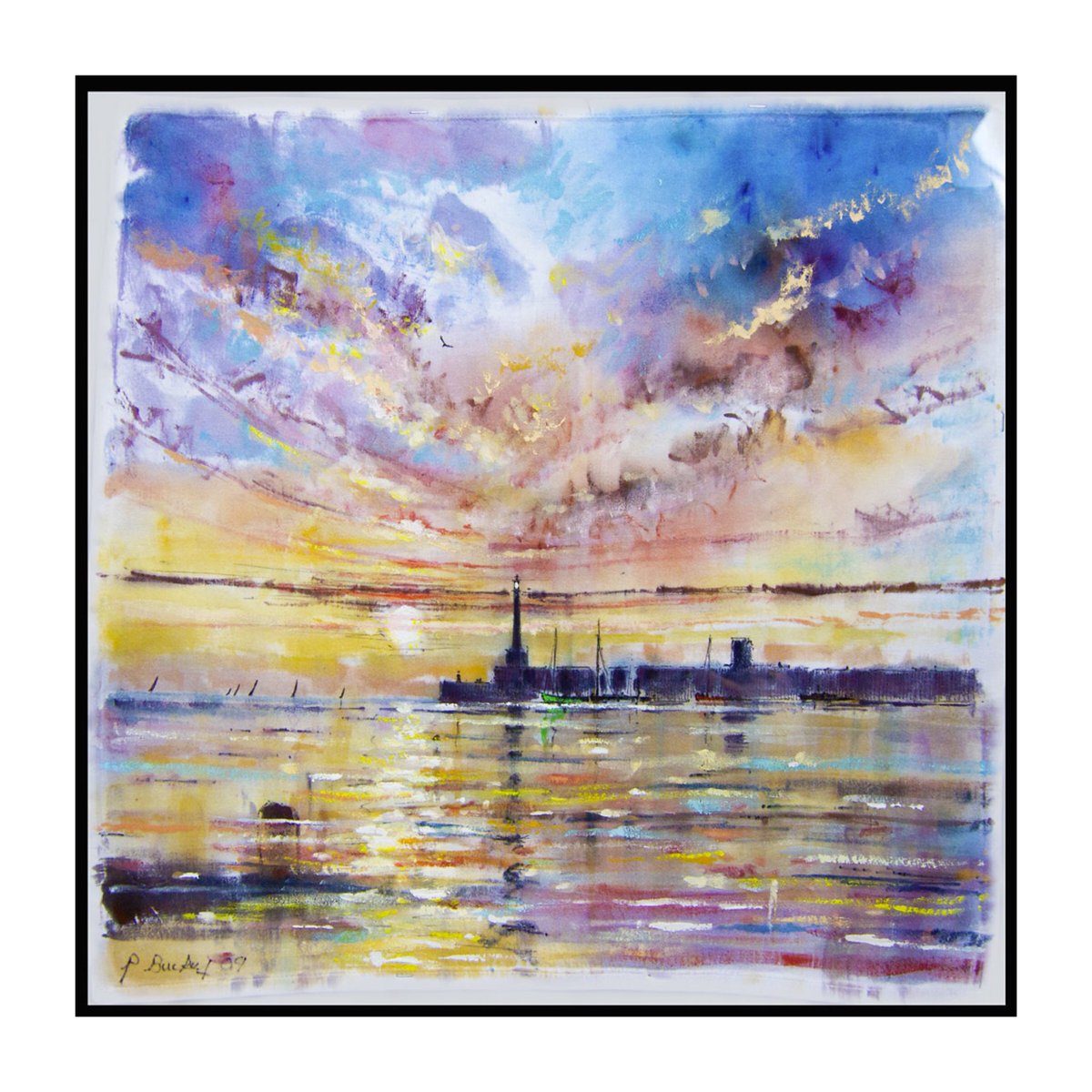 Have you seen our Napery Gallery? Here’s one of the gorgeous artworks made by one of our guests... a stunning Margate sunrise