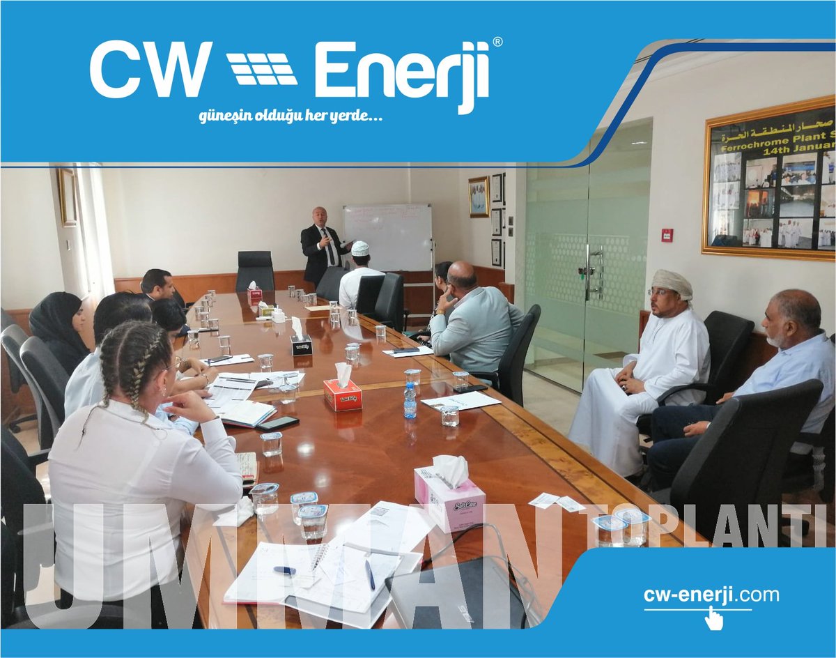 CWEnerji's tweet photo. ☀ Tüm enerjimizle, temiz enerjiyi yaygınlaştırmaya devam ediyoruz! Umman, Oman Energy &amp; Water Muscat’ta düzenlenen fuarımızı, toplantılarımızı ve ikili görüşmelerimizi tamamlamış bulunmaktayız...
#solarenergy #GES #SPP #umman #oman https://t.co/BaDGr9nLUn