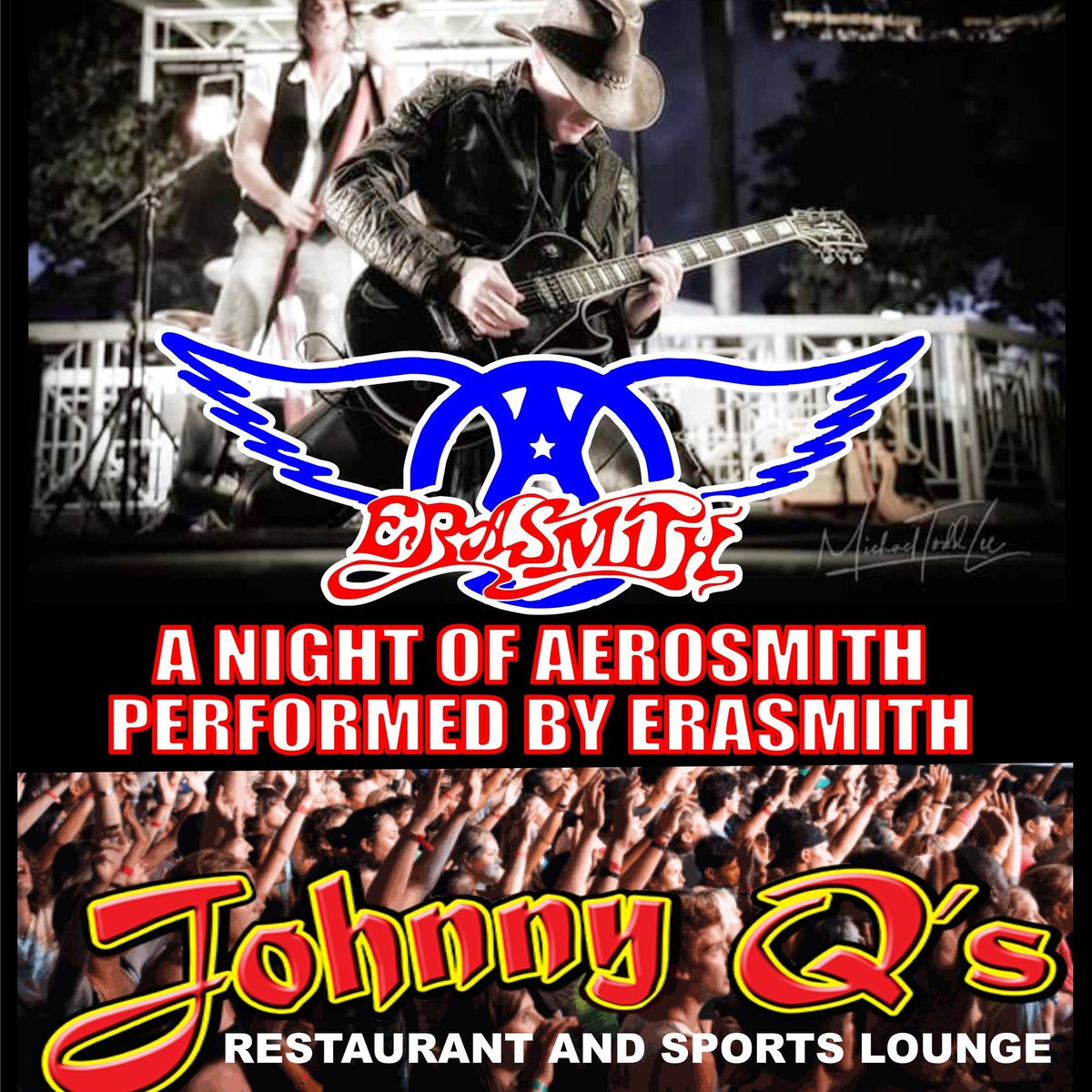 #Sunday 7pm 5/12 <a href="/EraSmithBand/">ERASMITH Band</a> the #Aerosmith  #tribute #upclose and #personal at #JohnnyQs it's going to be the a #Mother of a #mothersday