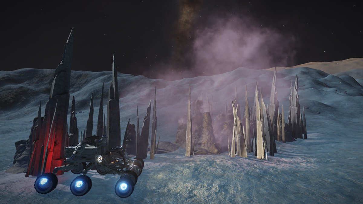 ed_factabulous's tweet photo. My first Bio finds of #DWE2 - lots of Crystalline Shards in Syneayoea KT-Q c18-0 coming up on Beagle Point. Not in EDSM yet, so a useful find 😀 https://t.co/ZxqOc1xx2U