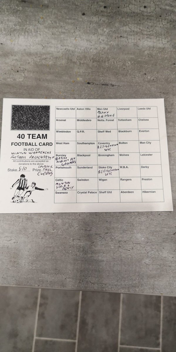 wintonwanderers's tweet image. Local Companies - we need your Support!

We are doing a namecard for he chance to sponsor our Presentation at Old Trafford on 29/06. Your logo will appear on our program (400 printed) and on our presentation.

£10 a go! Please contact @dando_h .

THANK YOU!!