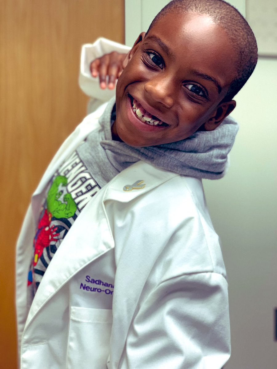 DrSadhanaJ's tweet image. We’re ready for #TakeYourChildToWorkDay while Ben dons my work attire!! #TYCTWD #NCIFuture #MyNIHDay @NCIResearchCtr @NIHBrainTumor @NIH #WomenInMedicine #WomenInSTEM