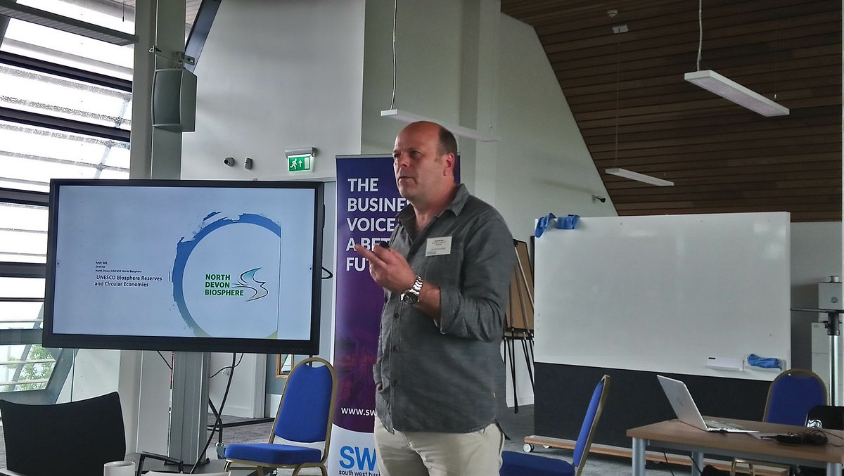 Andy Bell of <a href="/DevonCC/">Devon County Council</a> discusses the @unesco North Devon Biosphere Reserve, the south west's 'best kept secret'!