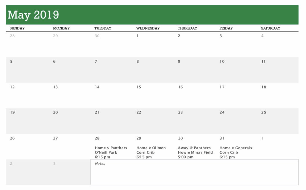 blmbobcats's tweet photo. 2019 Schedule out now https://t.co/t649thhLJ0