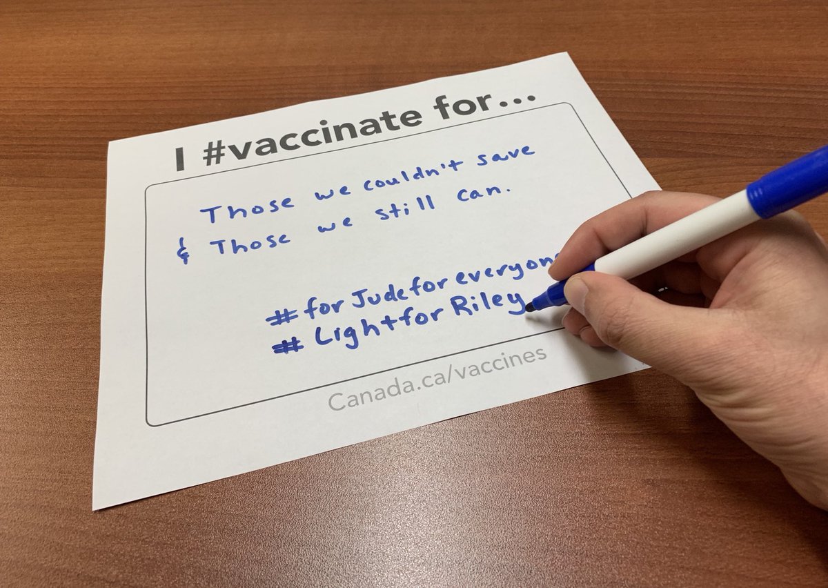 DrPChouinard's tweet photo. Why I #vaccinate.

#VaccinesSaveLives #forjudeforeveryone #lightforriley #NIAW2019 https://t.co/flwQKDYzO0