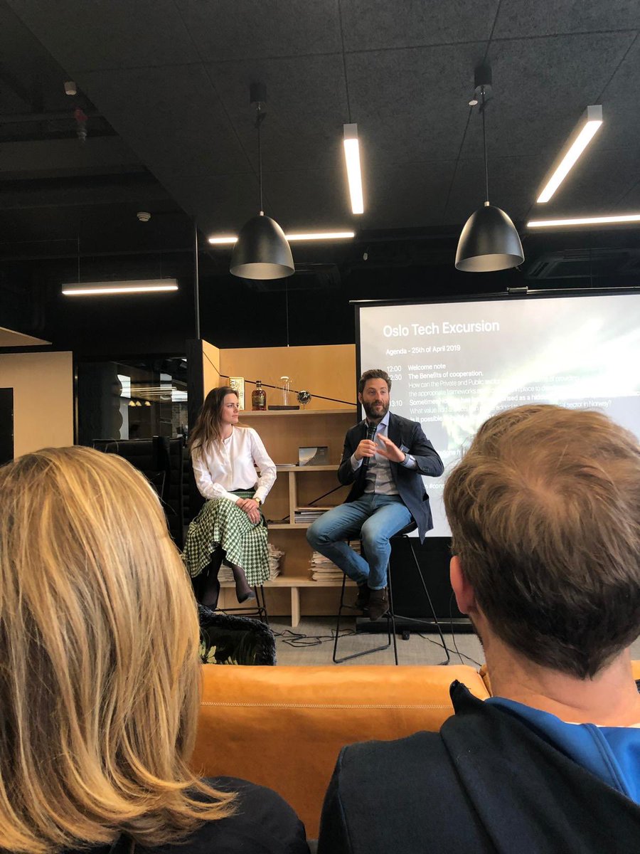 DanielKorski's tweet image. A good discussion inc about #GovTech with @rikkeeckhoff  at #TechExcursion in Oslo. The appetite  is real to but so are the challenges around procurement and ensuring the Norwegian state doesn’t crowd-out startups by building its own solutions in-house. #GoNorth