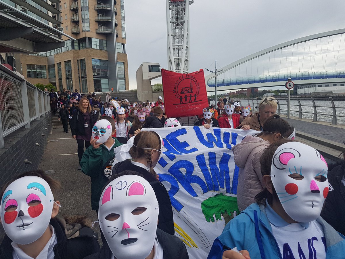 WillowsM22_Y5's tweet photo. Heartstone Odyssey march against racism. https://t.co/CdfqjZtkpg