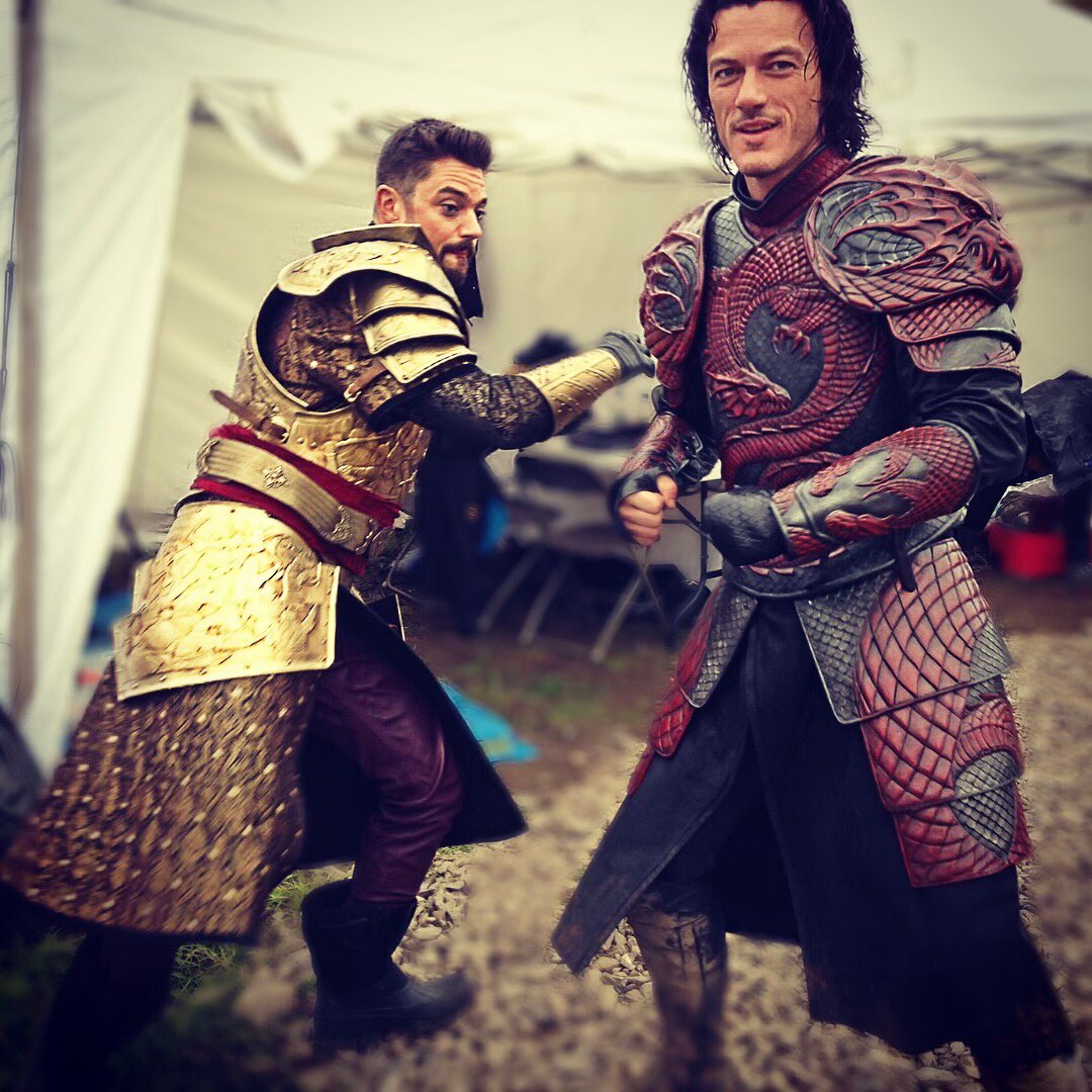 luke evans dracula armor