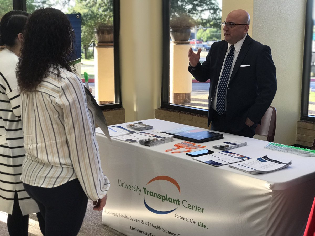 TXKidneyFdn's tweet image. Good morning from the Kidney C.A.R.E Symposium! Our wonderful sponsors are set up as we await our 1st speaker, Dr. Kumar Sharma, Vice Chair of Research, Chief of Nephrology, Department of Medicine, @UTHealthSA who will speak on patient inclusion in research! #kidneycare2019