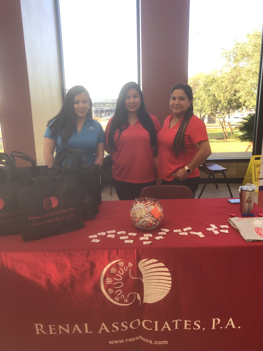 TXKidneyFdn's tweet image. Good morning from the Kidney C.A.R.E Symposium! Our wonderful sponsors are set up as we await our 1st speaker, Dr. Kumar Sharma, Vice Chair of Research, Chief of Nephrology, Department of Medicine, @UTHealthSA who will speak on patient inclusion in research! #kidneycare2019