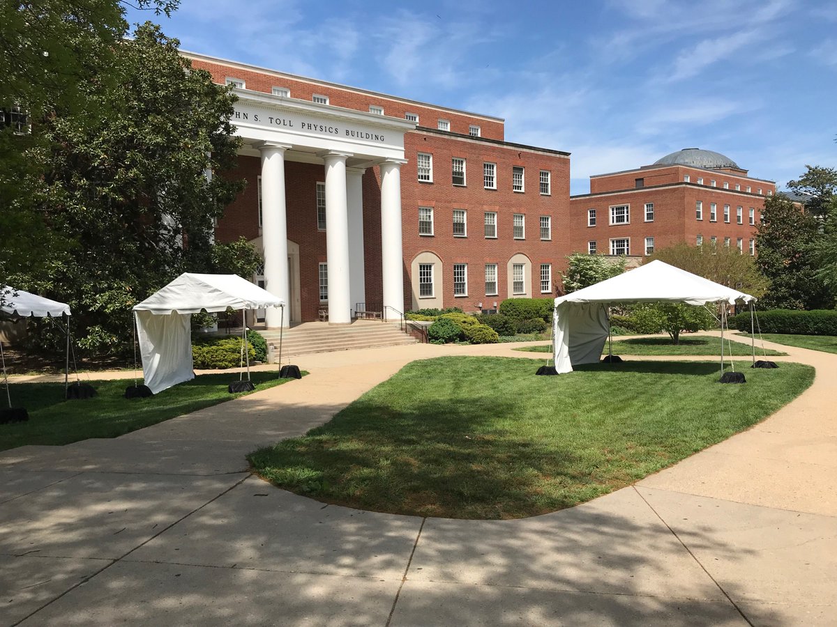 UMDPhysics's tweet image. Spotted on the #UMDPhysics Toll front lawn... #MarylandDay is almost here! See you on Saturday, April 27 at 10:00am at #UMD!