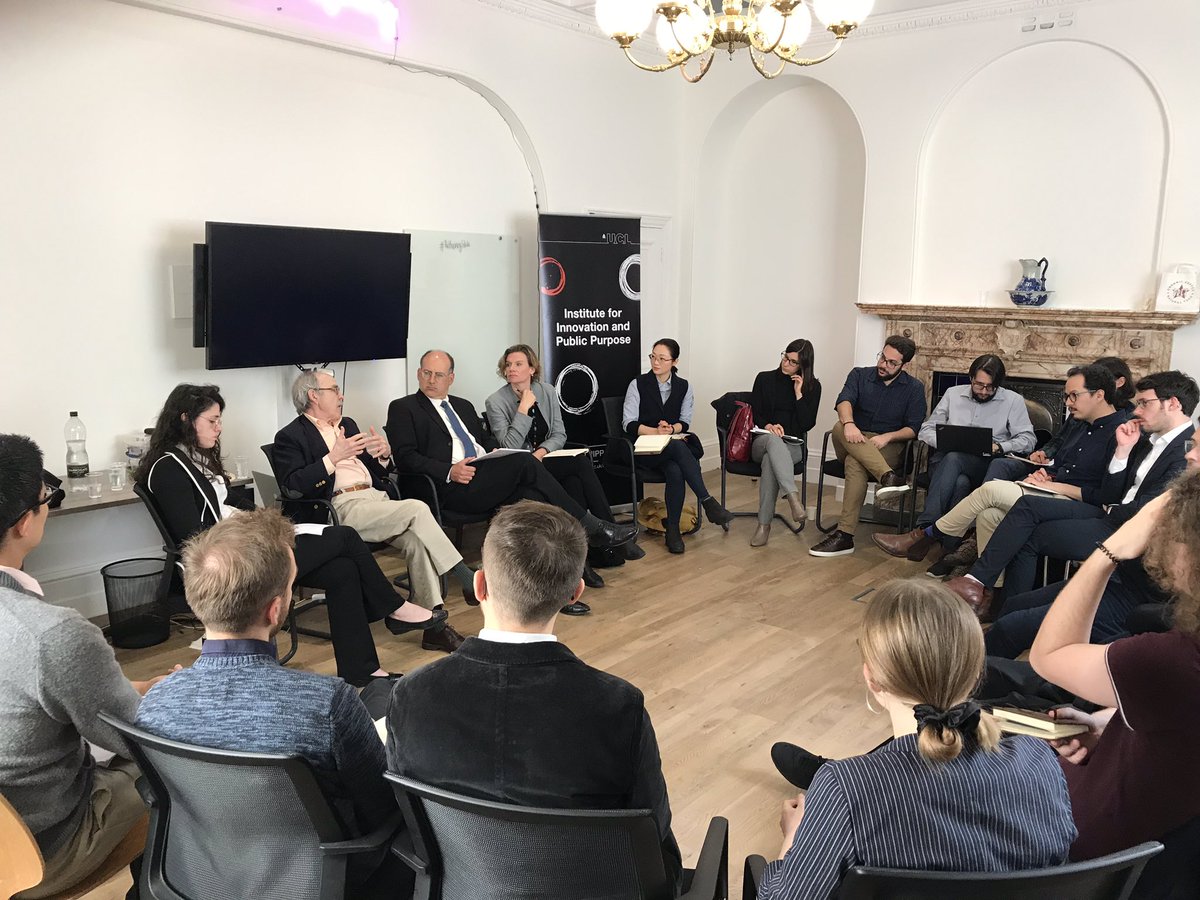 IIPP_UCL's tweet photo. .@billjaneway kicks off our closing roundtable discussion, responding to the question ‘What is the state?’ #RethinkingState https://t.co/r5SNKVfXQw