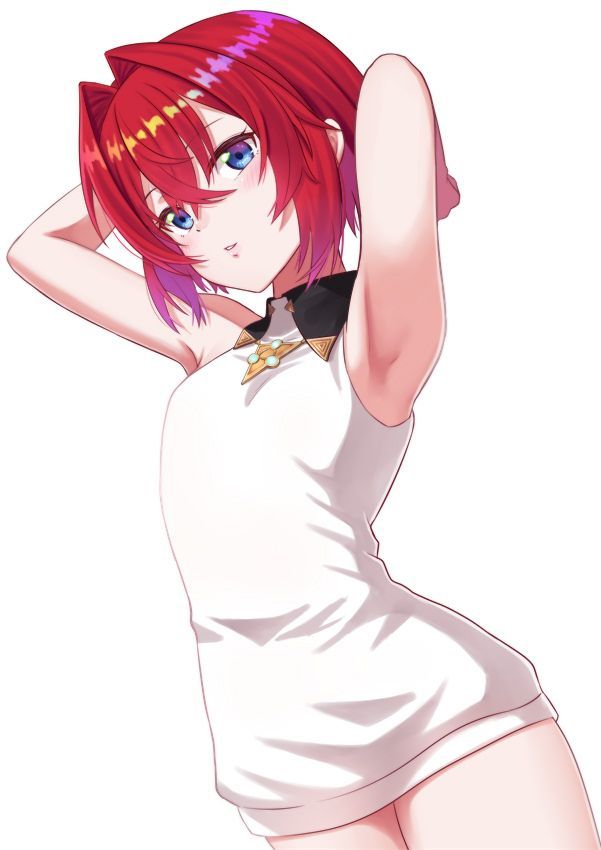 アンジュ・カトリーナ(にじさんじ) 「#絵ンジュ
アンジュのインナー姿可愛すぎ問題 」|水無はやてのイラスト