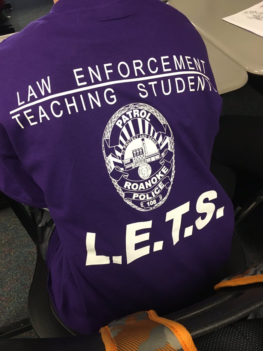 Thanks Officer Stroud for partnering with us for LETS &amp; for our awesome t-shirts!