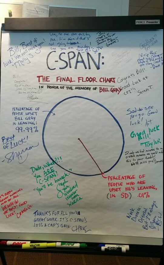 FloorCharts's tweet photo. Once a SPANner, always a SPANner. #fiveyearsgone #butnotreally #cspanforever https://t.co/Zgm0I38qaw