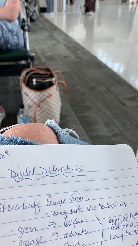 Conti_jen's tweet photo. Coming home from #springbreak2019 Working on #ITIP2019 presentation & catching up on #EduDuctTape #GTTribe #ShakeUpLearningShow #ShukesandGiff thanks @JakeMillerTech @jmattmiller @ShakeUpLearning @KimPollishuke @VirtualGiff for best use of wait time!! https://t.co/Ui5k3b7kkY