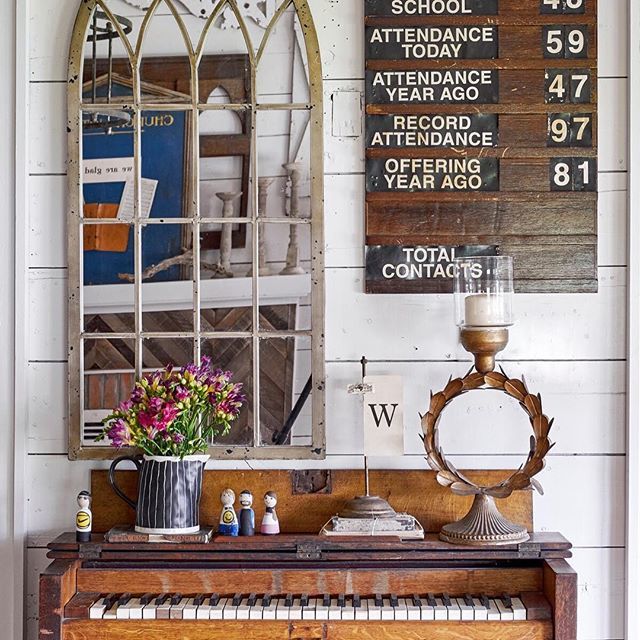 CourtneyWHome's tweet photo. People ask me, ‘What’s your very best vintage/antique score ever?”
That is a tie between my small piano and my church attendance board. ⠀⠀
The church attendance board is something it took me 5 years to find. I found them so charming in small old chur… https://t.co/HJA8YyWiKG https://t.co/SAlxabdiO8