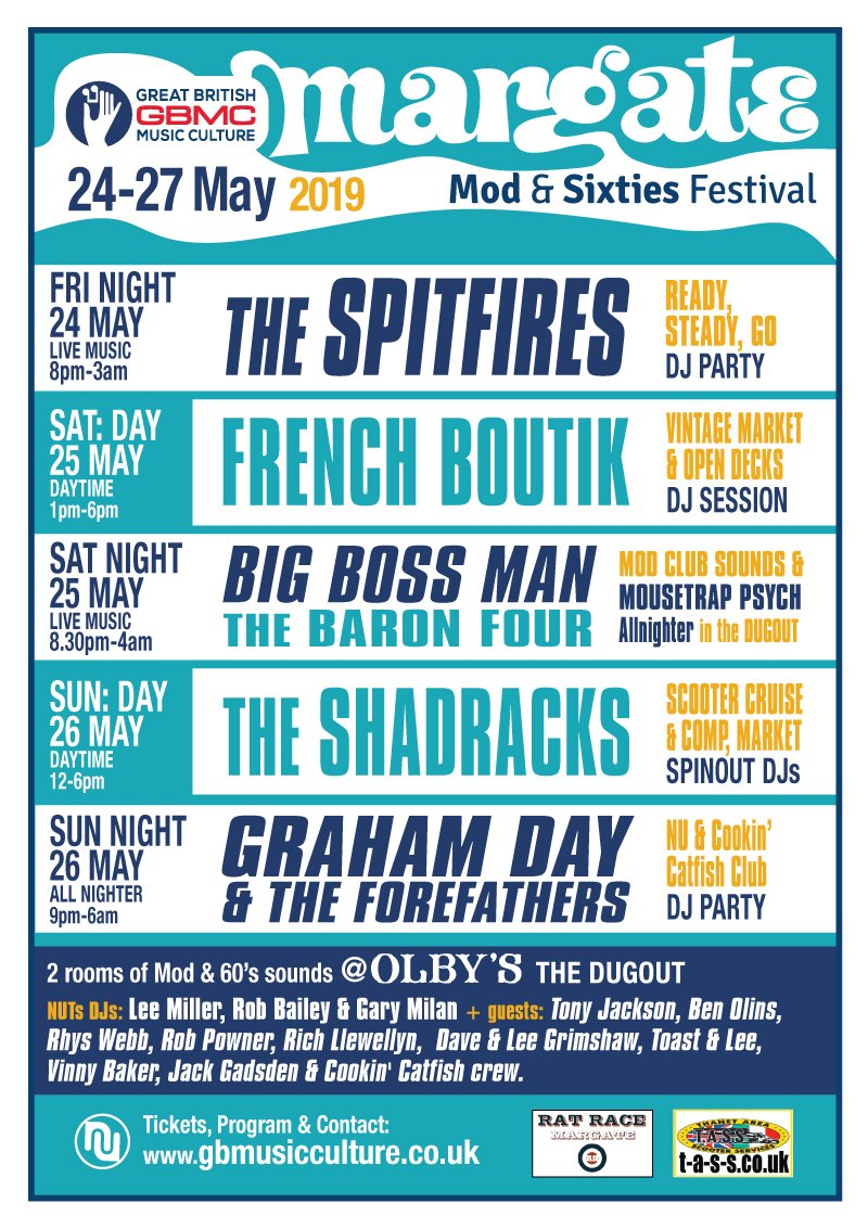 NewUntouchables's tweet photo. https://t.co/OajJGETvi6
Tune of the day! Margate Mod &amp; Sixties Festival 2019

TICKETS: https://t.co/odsctYH2KB

#MargateMod #60s #mods #modscene #lambretta #vespa #sixties #scooterscene #Margate #Kent #vintage #Ukmodscene @olbys_soulcafe https://t.co/Zs3Uv1LOWl