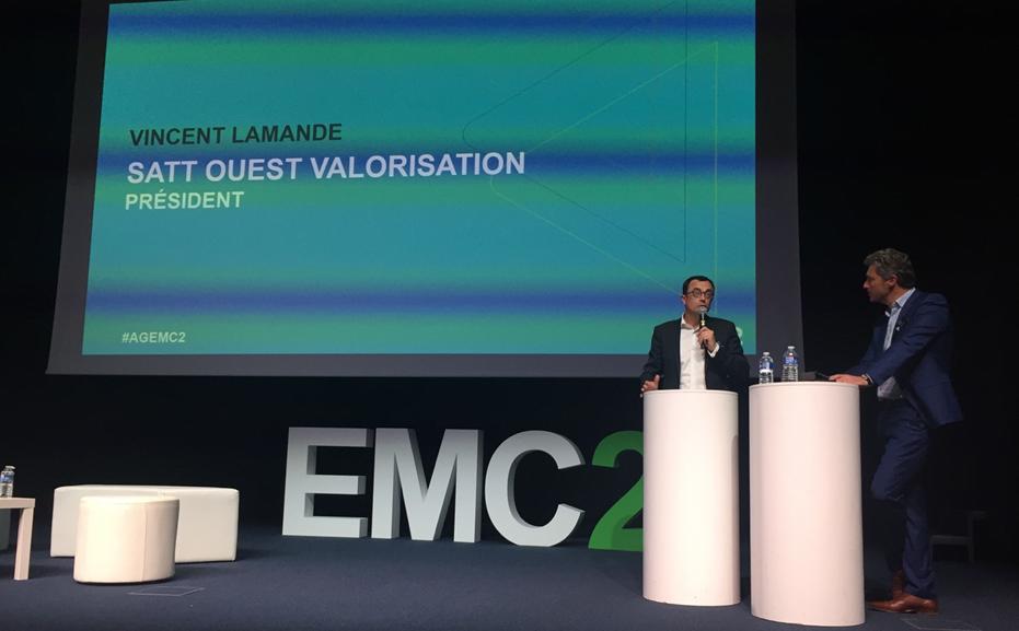Polemc2's tweet photo. #AGEMC2 Vincent LAMANDE Pdt de @OuestValo "Un besoin de synergie sur le territoire entre les acteurs puisque nous acompagnons tous des entreprises dans l'#innovation  Nous avons donc 1 besoin criant de nous organiser pour apporter une réponse simplifiée pr nos industriels !" https://t.co/e38d3Kz2FV