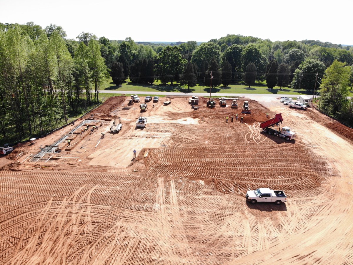 SalisburyNCFire's tweet photo. The first concrete footers were poured for SFD Station 6 this week.
#SFD6
Drone pics courtesy of: Ramsay Burgin Smith Architects, Inc. https://t.co/HtFAOBHKHG