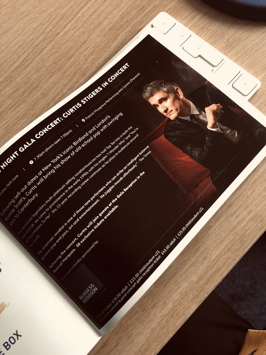 stedsfest's tweet image. If you can’t get to see the wonderful @curtisstigers performances @officialronnies in June why not treat yourself to a night in beautiful Canterbury. He opens our festival on 26 June! @StEdsCanterbury @No1Cathedral lots to see. @marlowetheatre @Burgess_Hodgson