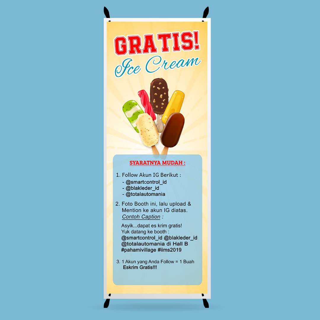 smartcontrol_ID's tweet image. Hari pertama IIMS ramai pengunjung dan melelahkan namun ada ice cream utk penyegar @totalautomania @Blakleder_id @IIMS_ID