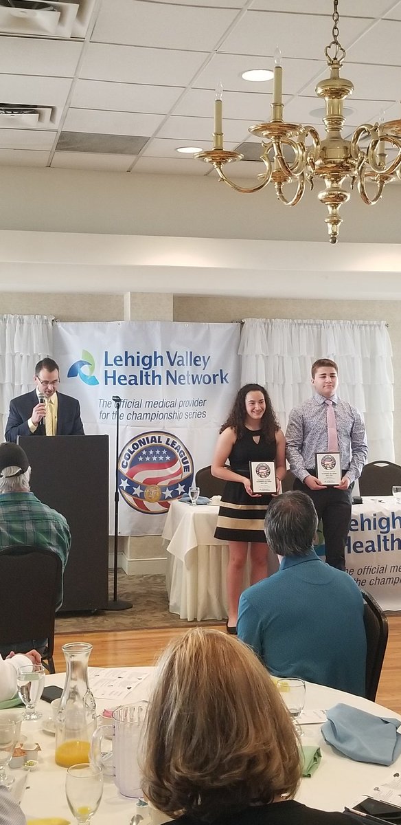 Palisades Athletics (@psdathletics) on Twitter photo MC @rheffPSD recognizing Stacey Badman and Adam Marsh as <a href="/Colonial_League/">Colonial League</a> Academic All Stars. #palisd MC @rheffPSD recognizing Stacey Badman and Adam Marsh as <a href="/Colonial_League/">Colonial League</a> Academic All Stars. #palisd