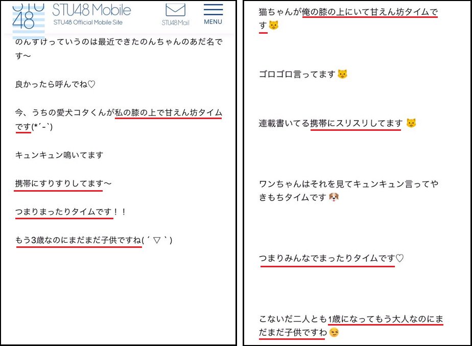 週間ジャーナリズム 編集部 Stu48新谷野々花さんにブログ盗用 匂わせ 疑惑 新谷さんの公式ブログの内容が ジャニーズwest神山智洋さんや重岡大毅さんのブログ内容と酷似 さらに愛犬の名前が コタ ニックネームが のんちゃん のんすけ West