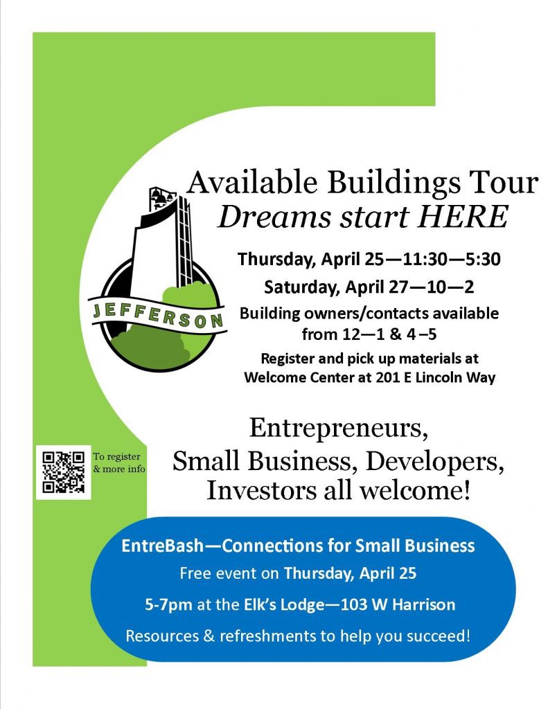 JtownMatters's tweet photo. Today and Saturday! Come and check out Available Buildings in our downtown.  We welcome entrepreneurs and small businesses to locate here. @JtownMatters @NatlMainStreet @MainStreetIowa #jeffersonmatters https://t.co/v6DIgivCxb