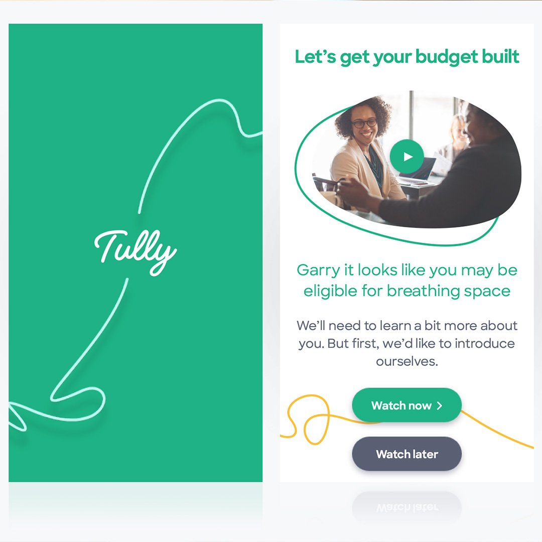 tribeuk's tweet photo. A reassuring, stress-free #onboarding experience for Tully. It’s all about an intuitive #UI, clear messaging and supporting #videos. Read our case study: https://t.co/KPIlffDZp5 https://t.co/4rKG3MiMPg
