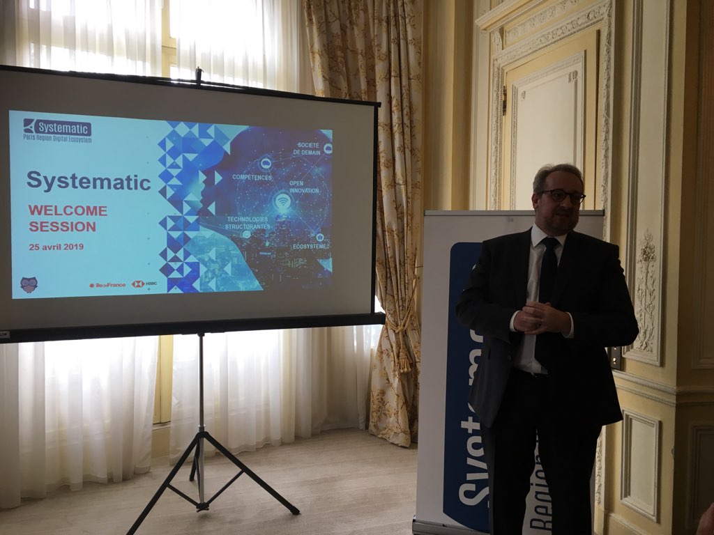 Pole_Systematic's tweet image. 🔛😀 [Welcome Session] ce 25.04 avec @iledefrance &amp;amp; @HSBC_FR, @Pole_Systematic est heureux d'accueillir, cet après-midi de nouveaux membres au sein de son écosystème #innovationcollaborative #deeptech.
