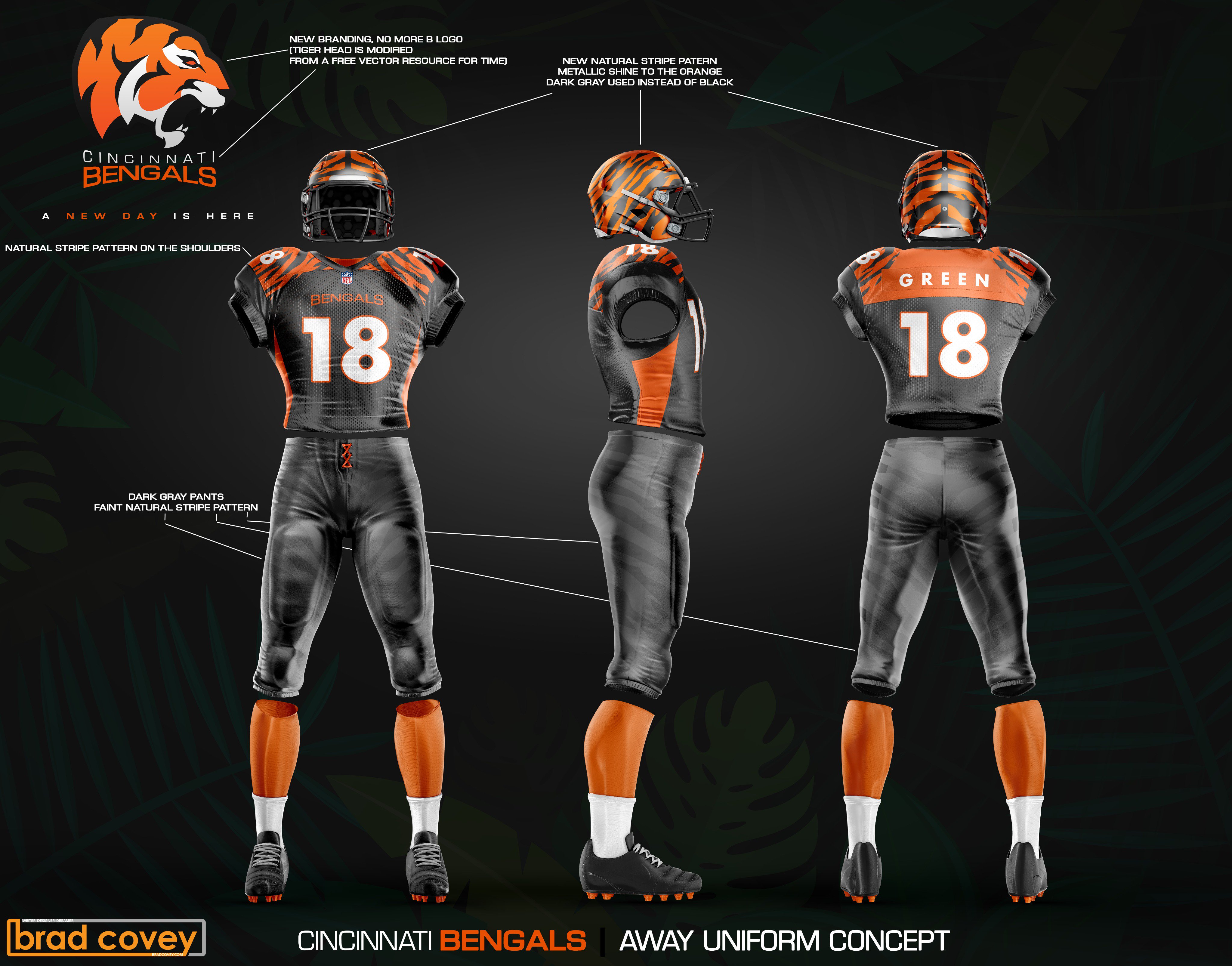 Cincinnati bengals away jersey discount