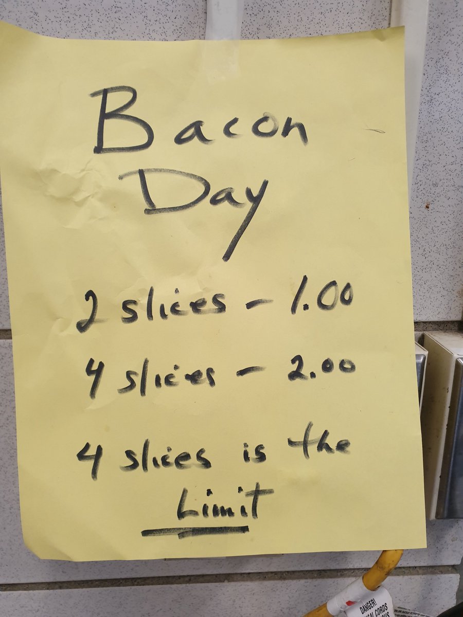 BistroU32's tweet photo. And... It's bacon day!!!! https://t.co/360gkXcVpY