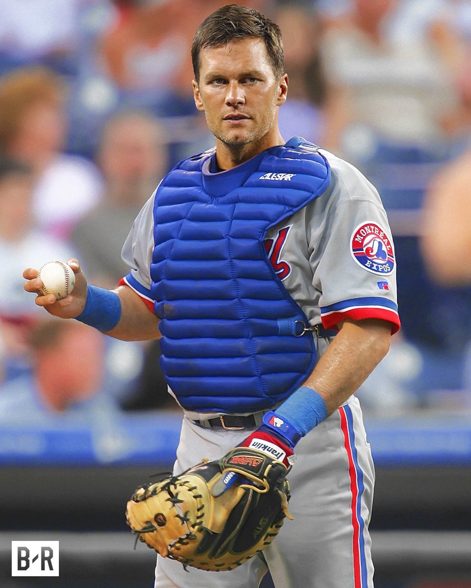 Bleacher Report on X: Tom Brady, Catcher: Montreal Expos, Drafted